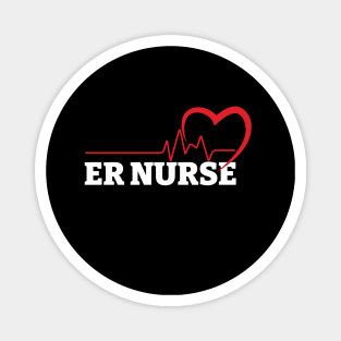 Love ER Nurse Magnet